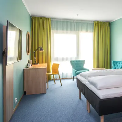 Inne på et hotell rom på Thon Hotels Verdal