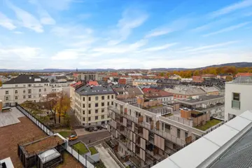Boligprosjekt Akershøyden i høststemning