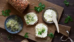 Brødskiver med pålegg