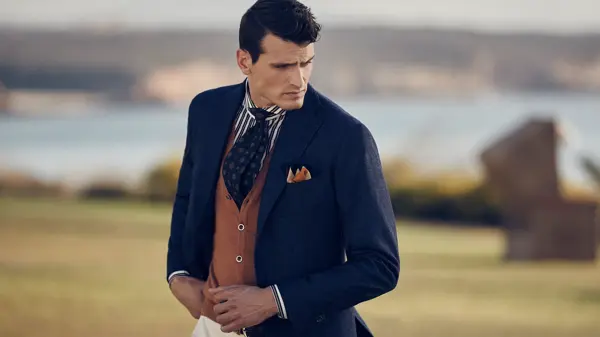Hans H butikkside - man med dress
