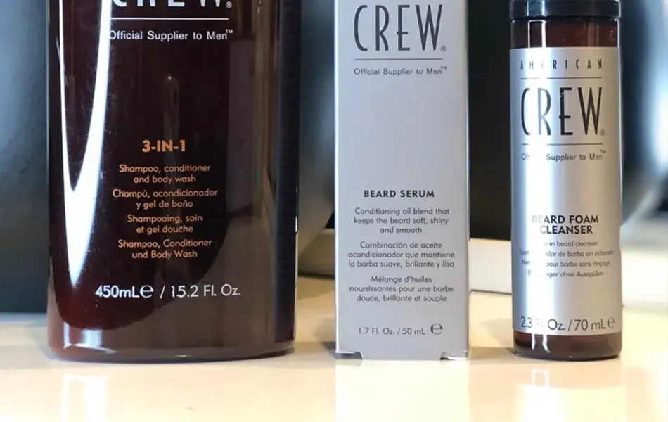 3 stk american crew-produkter foran plante