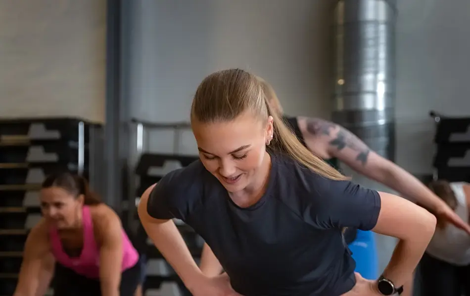 Personer på treningstime