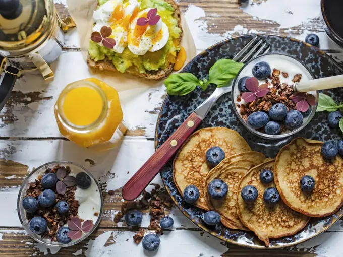 Frokost med pannekaker