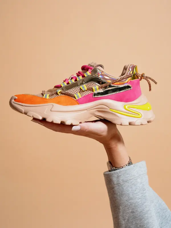 Fargerike sporty sneakers
