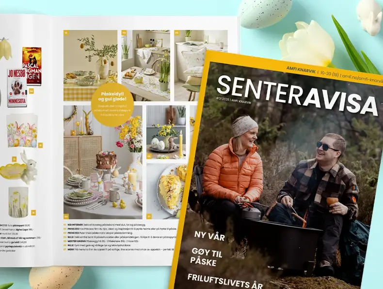 Forside - mockup magasin