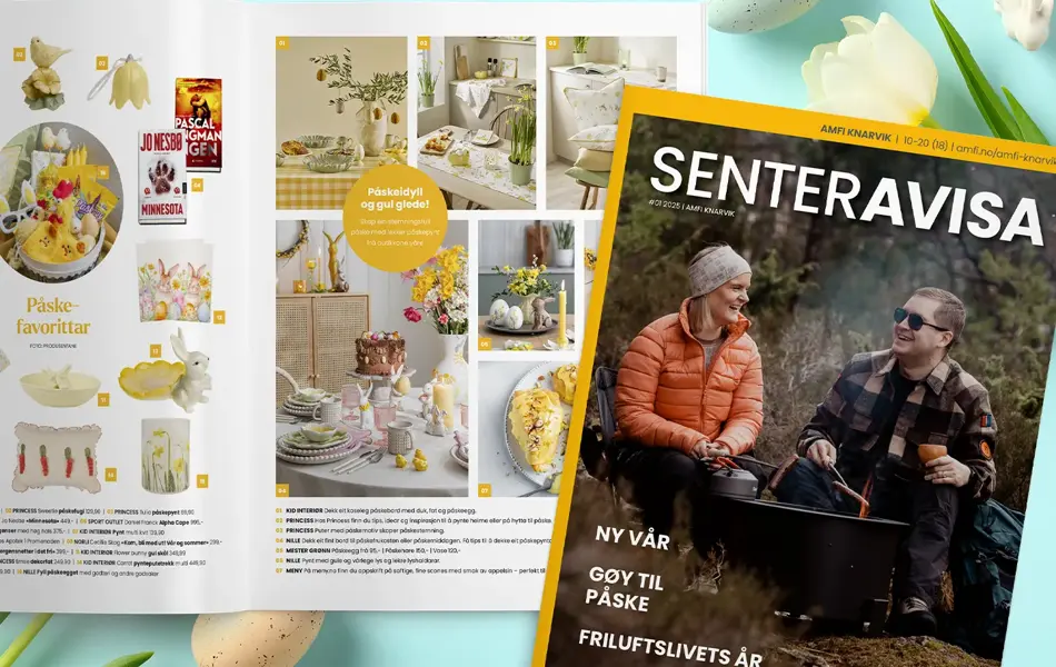 Forside - mockup magasin