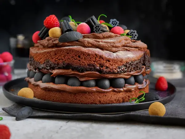 Sjokoladekake med lakris
