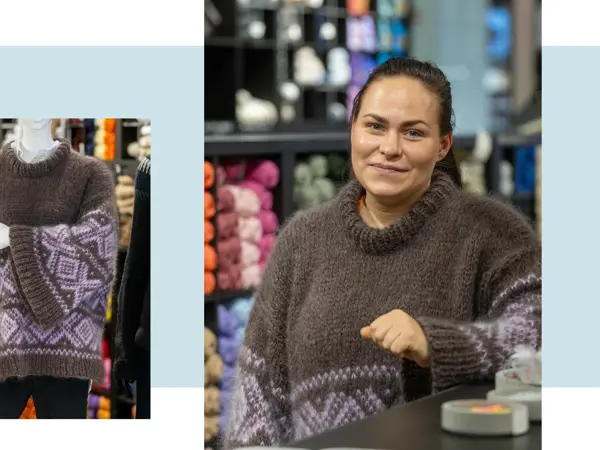 Tone i butikken Nøstet mitt