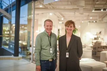 Portrettbilde av Gro Collett og Ole Sørlie