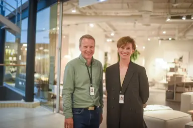 Portrettbilde av Gro Collett og Ole Sørlie