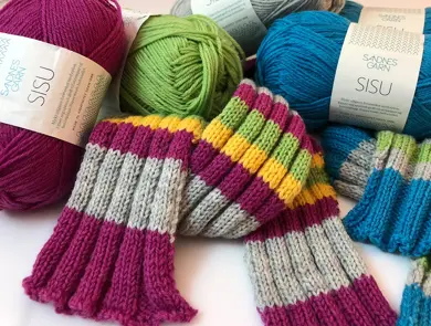 garnnøster og amfelia og oskar-skjerf