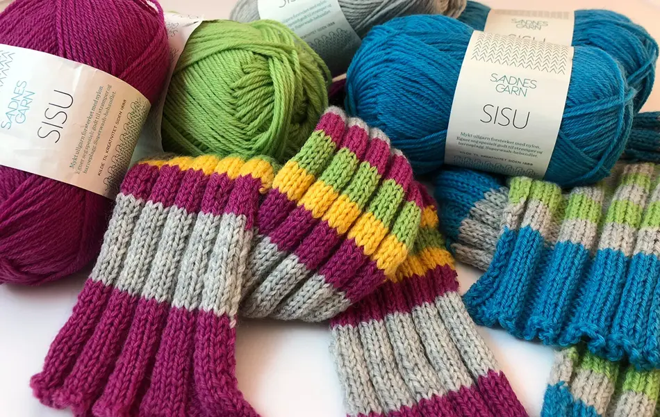 garnnøster og amfelia og oskar-skjerf