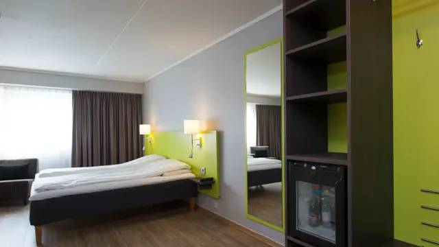 Dobbeltseng i superior rom på Thon Hotel Hallingdal