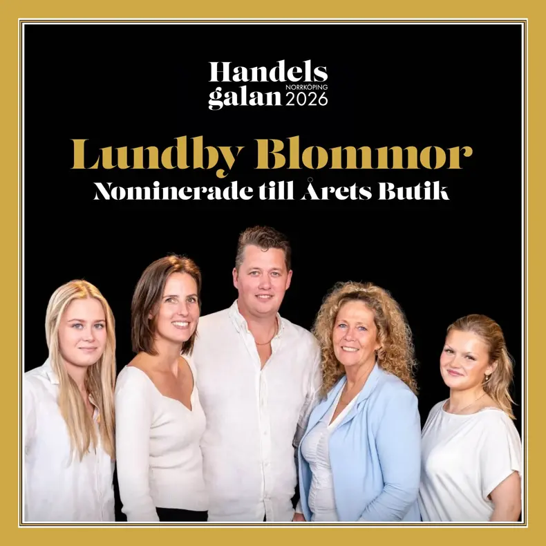 Lundby Blommor nominerade till Årets Butik
