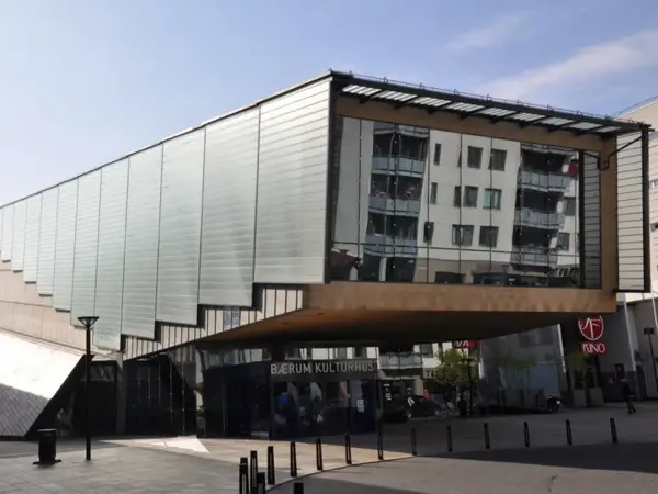 Utsiden av Bærum Kulturhus