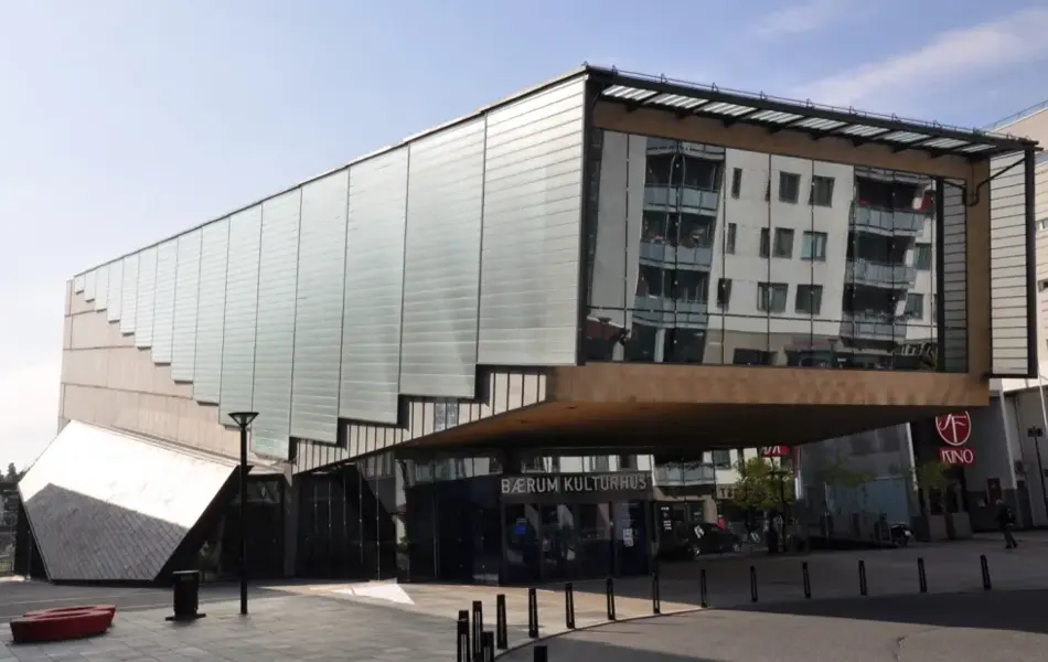 Utsiden av Bærum Kulturhus