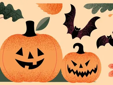 halloweendekorelementer