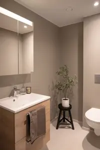 Moderne baderom i visningsleilighet på Skårerløkka PREMIUM