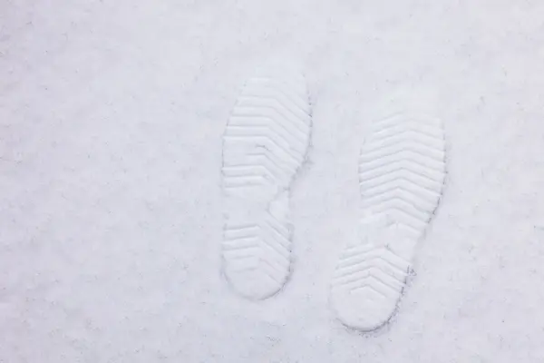 Et par svarte, fôrede vinterstøvler som står plassert i snøen.