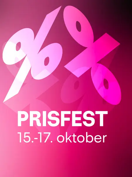 Bilde av Prisfesttekst og kampanjedato med prosenttegn