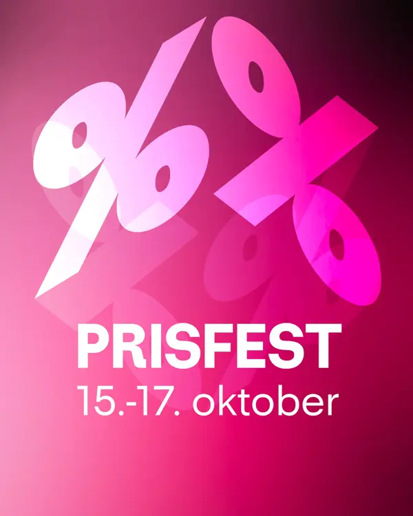 Bilde av Prisfesttekst og kampanjedato med prosenttegn