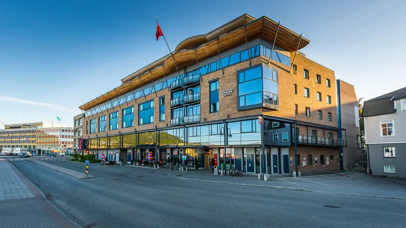Fasade på Thon Hotel Harstad