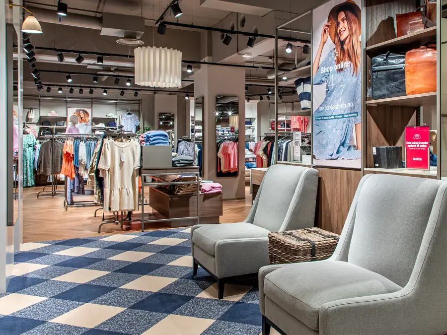 pauseområde hos match butikken