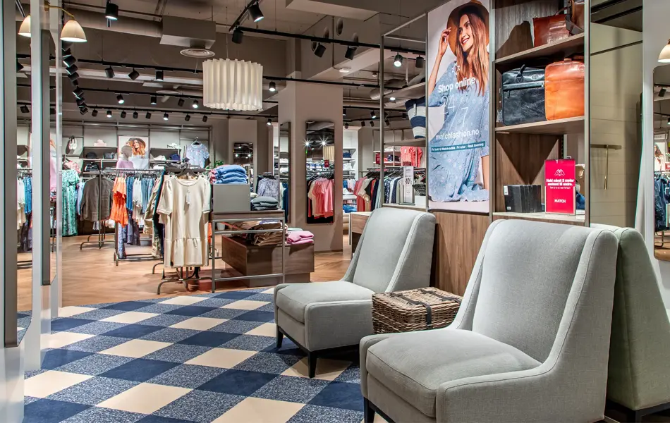 pauseområde hos match butikken