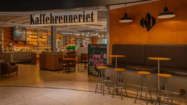 Interiør Kaffebrenneriet
