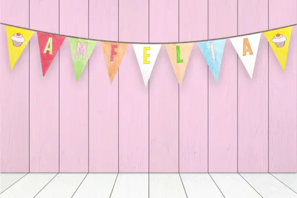 amfelia-vimpler på rosa bakgrunn