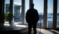 Utsikt fra kontor på Diagonalen. 