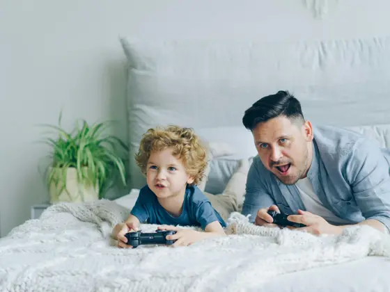 Gaming bilder familie og barn