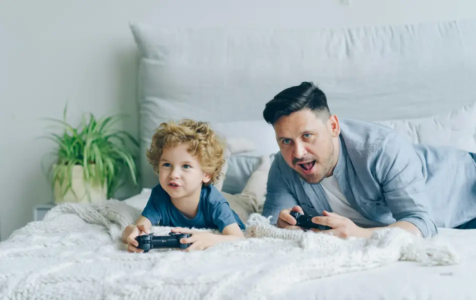 Gaming bilder familie og barn