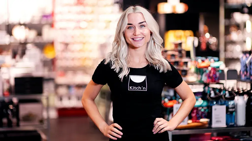 Ansatt på Kitch'n smiler