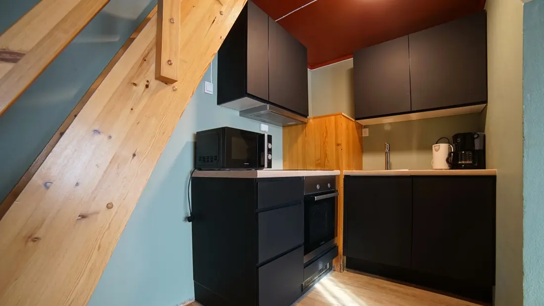 Kjøkken i leilighet på Thon Hotel Skeikampen