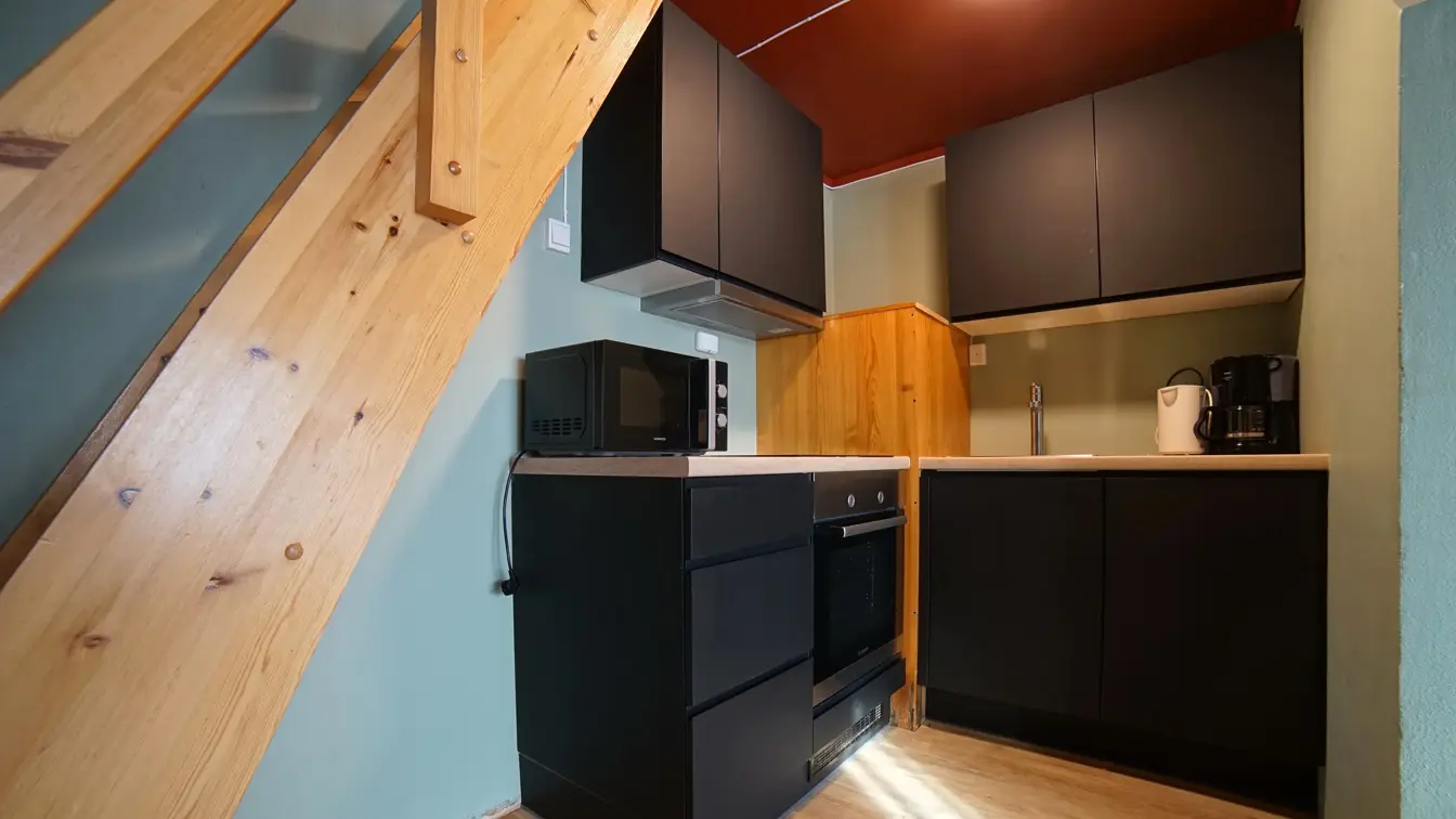 Kjøkken i leilighet på Thon Hotel Skeikampen