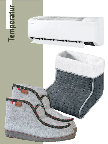 Tøfler og varmepumpe