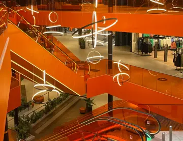 Bildet er tatt innendørs på kjøpesenteret Triaden i Lørenskog. 