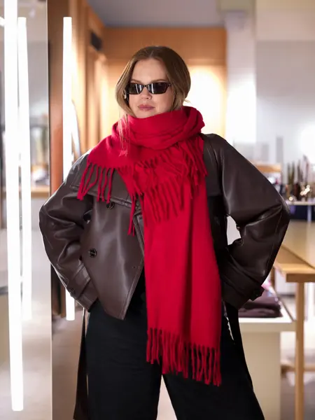 Mango Skjerf 349 jakke 1399 solbriller299-1