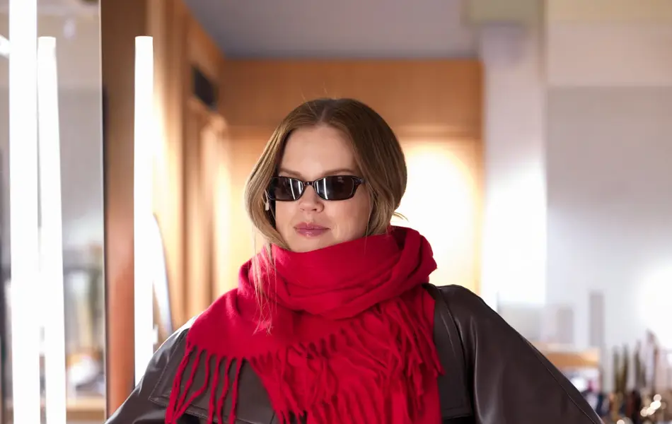 Mango Skjerf 349 jakke 1399 solbriller299-1