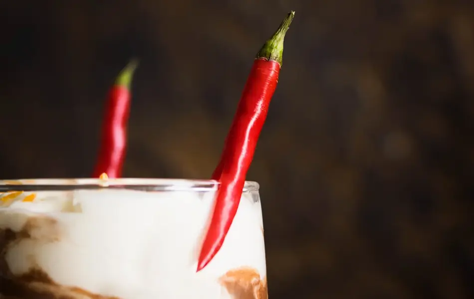 Varm sjokolade med chili og appelsin