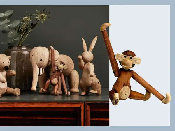 Kaj Boyesen figurer og apekatt.