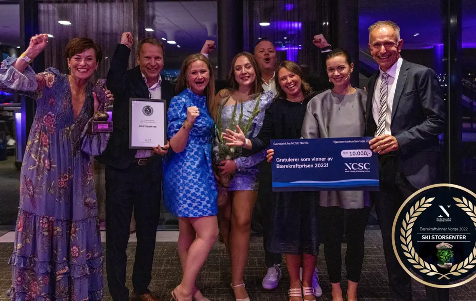 Ski Storsenter vinner bærekraftsprisen