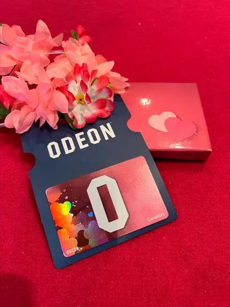 Gavekort fra Odeon kino.