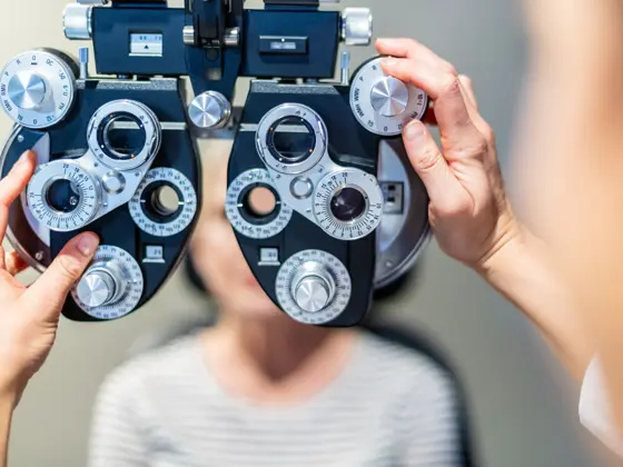 State of The Art Eye Care Facility Professional Using Eye Technology Equipment (Shot with Canon 5DS 50.6mp photos professionally retouched - Lightroom / Photoshop - original size 5792 x 8688)