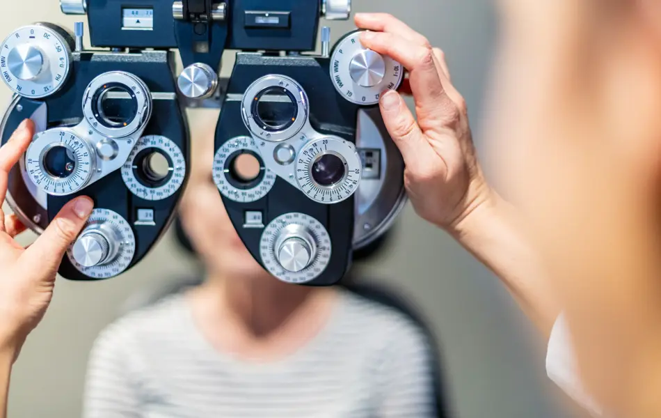 State of The Art Eye Care Facility Professional Using Eye Technology Equipment (Shot with Canon 5DS 50.6mp photos professionally retouched - Lightroom / Photoshop - original size 5792 x 8688)