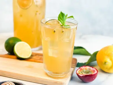 limonade i glass