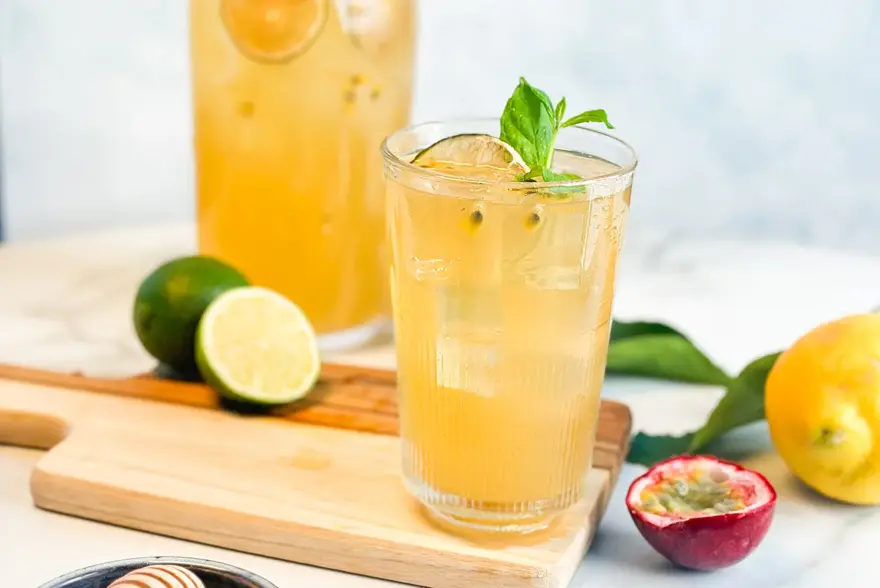 limonade i glass