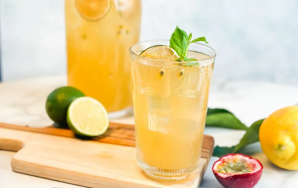 limonade i glass