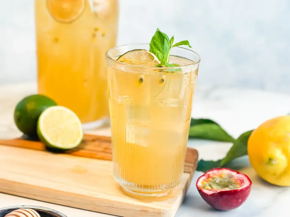 limonade i glass